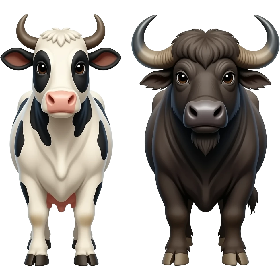 🐄+🐃 emoji