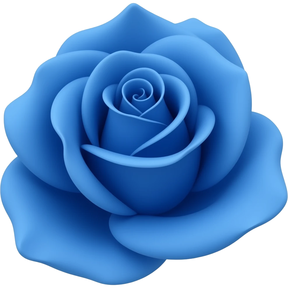 Blue 🌹 emoji