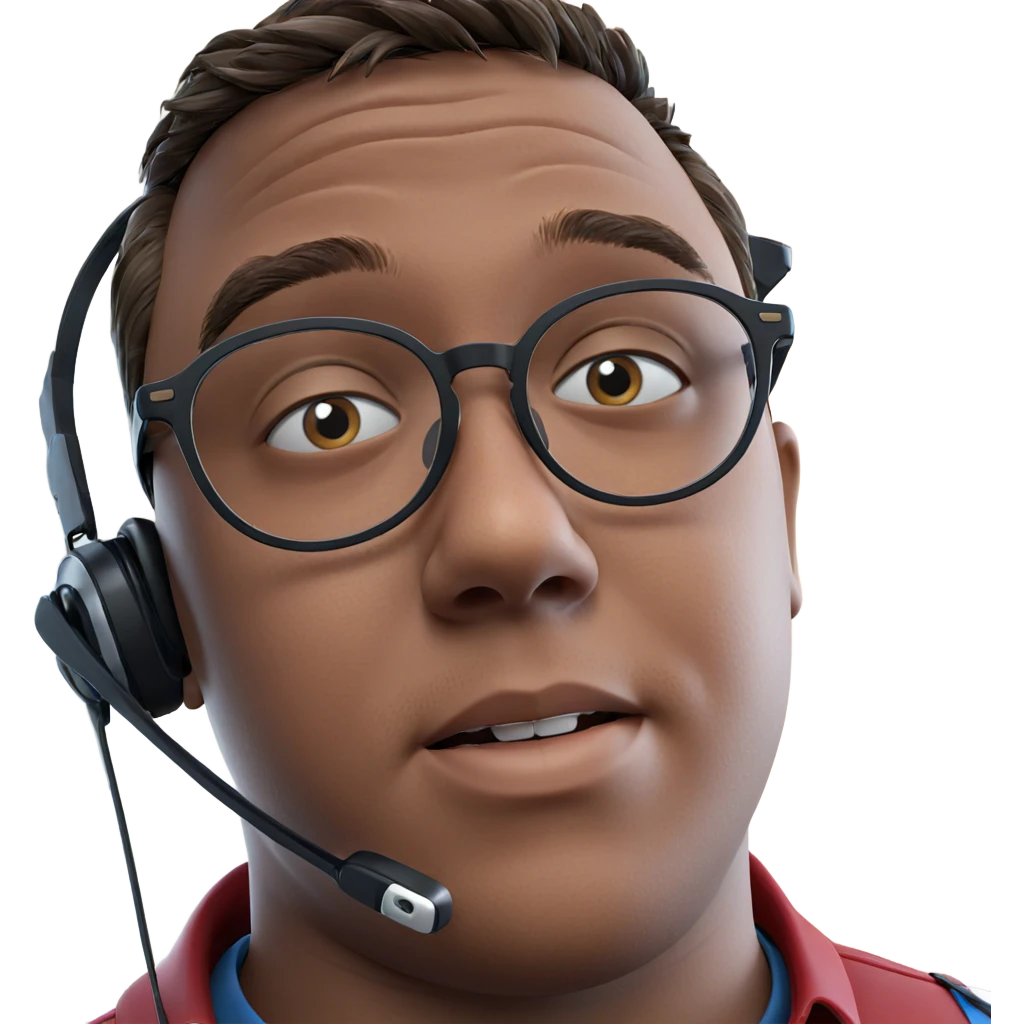 portrait of a boy in glasses emoji