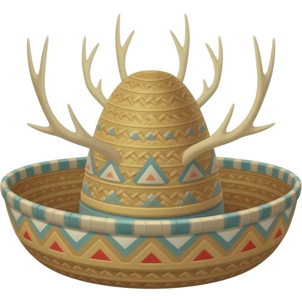 Emoji  de una sobrero elegante. emoji