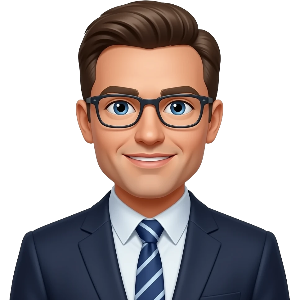 Mark grayson with suit emoji