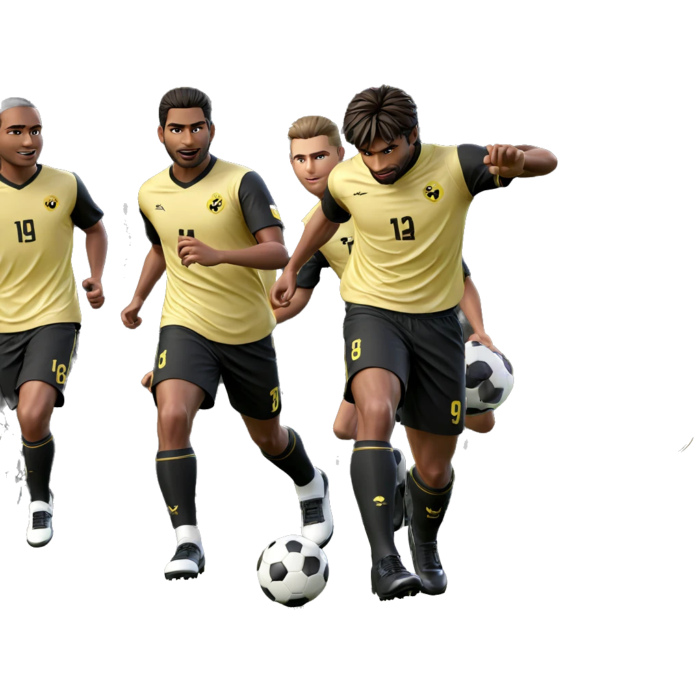 boys in soccer uniforms emoji