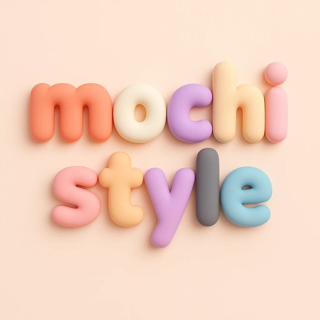 Create attached in mochi style emoji
