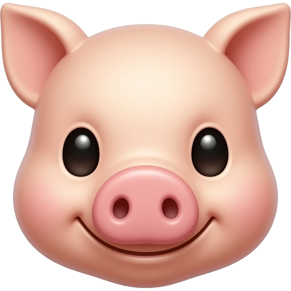 baby pig close up with half body emoji