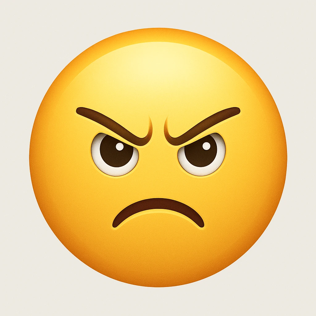 yellow angry face emoji emoji