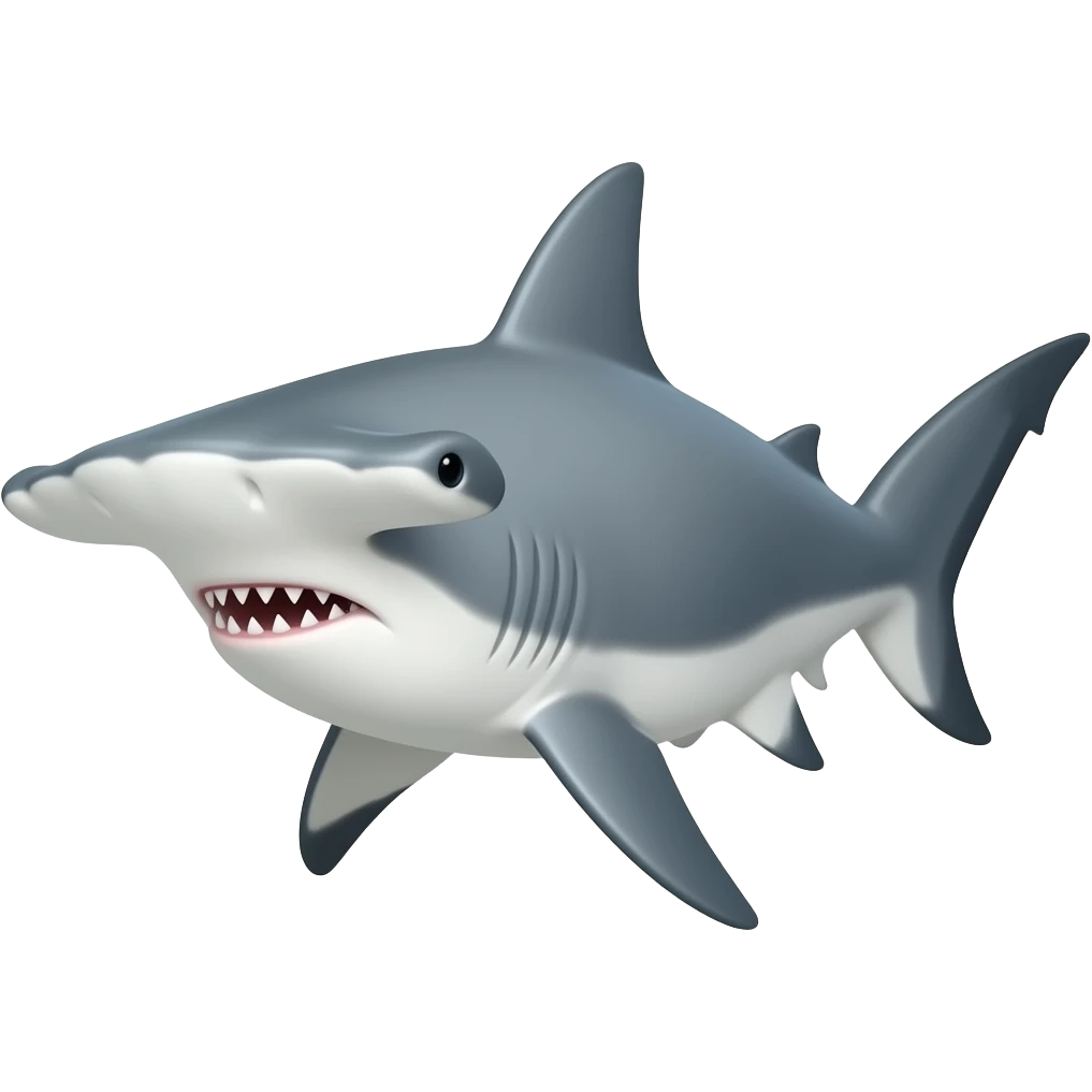 Hammerhead shark emoji