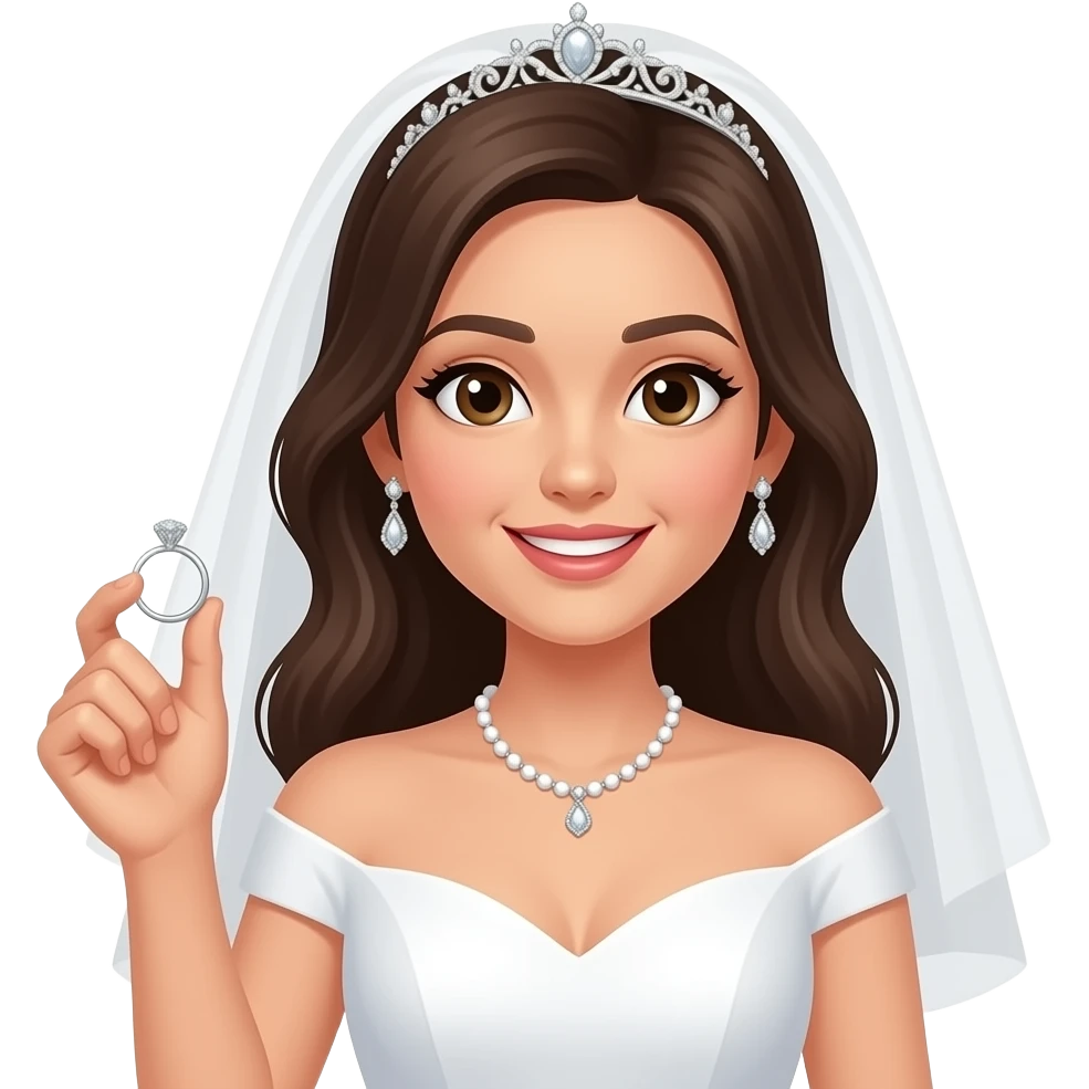 💍🖐️👰 emoji