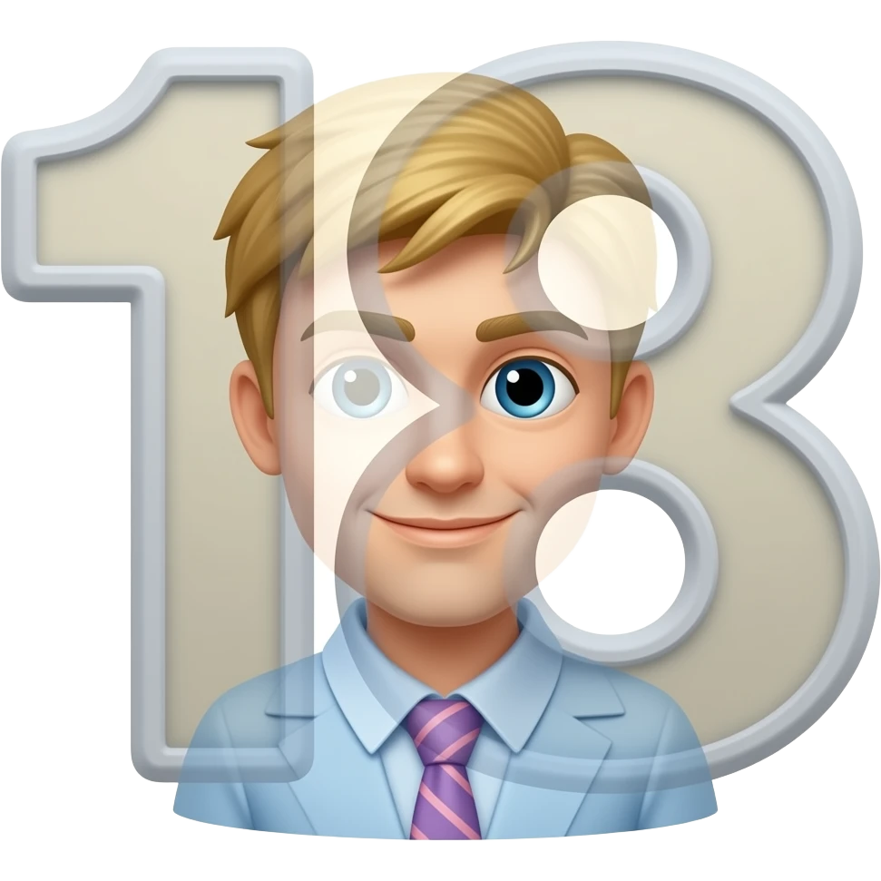 Numberblock 18 emoji