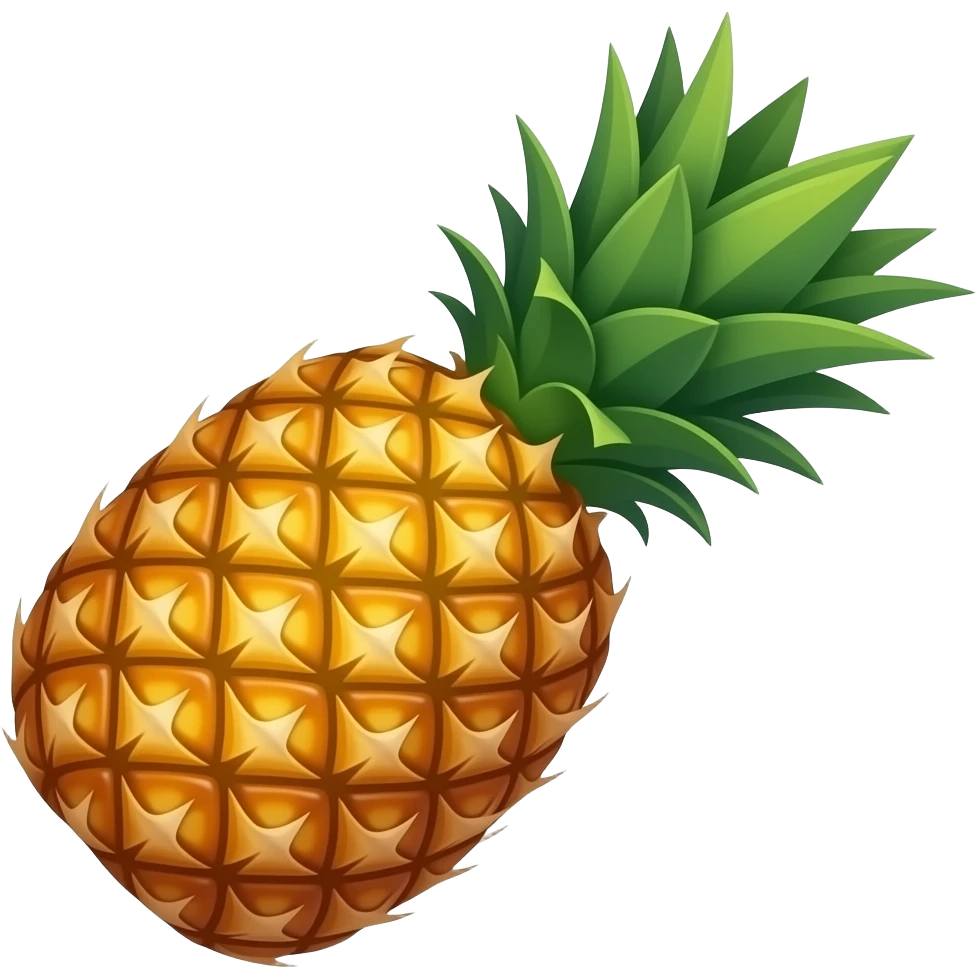 Upside down pineapple emoji