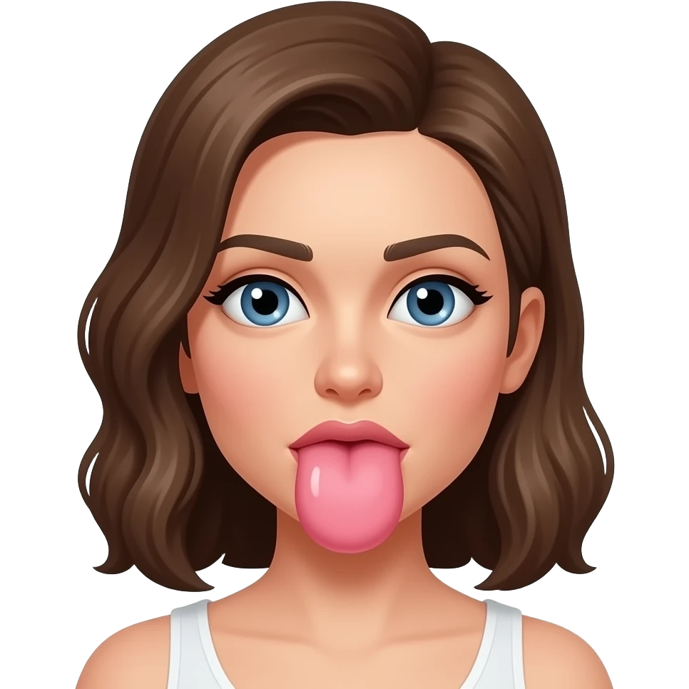 Ejaculate Cum covered woman’s face emoji