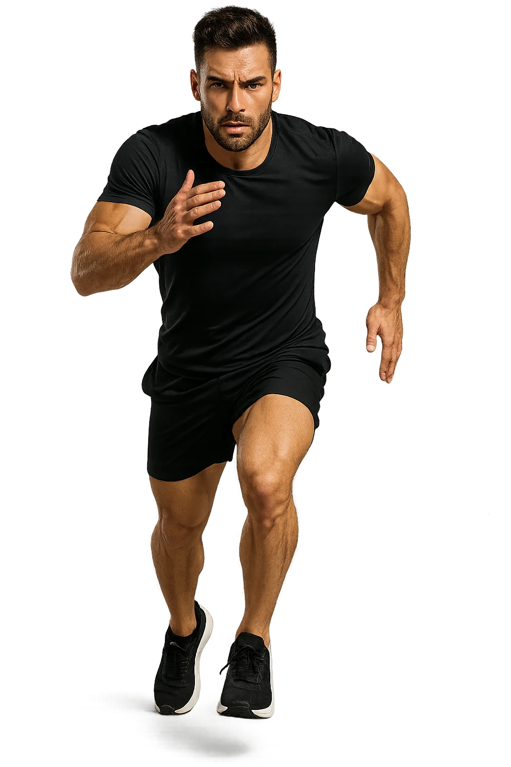 UOMO FITNESS CHE CORRE IN POSA FRONTALE emoji