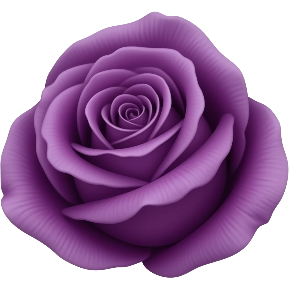 Purple wilting rose emoji