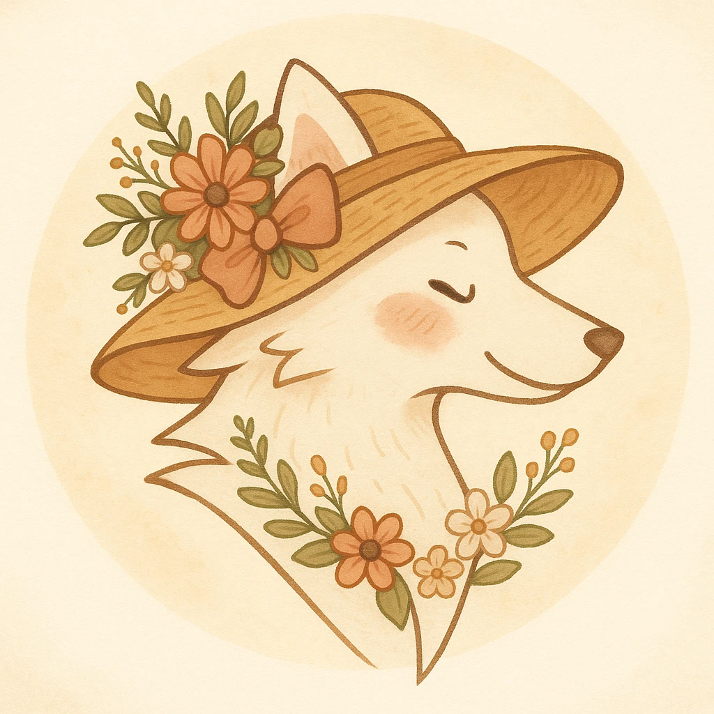 Give the Overwolf logo a cute cottagecore makeover emoji