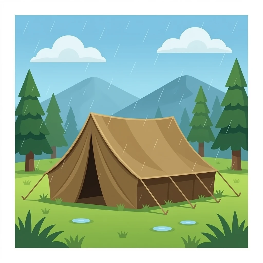 WWII war tent emoji