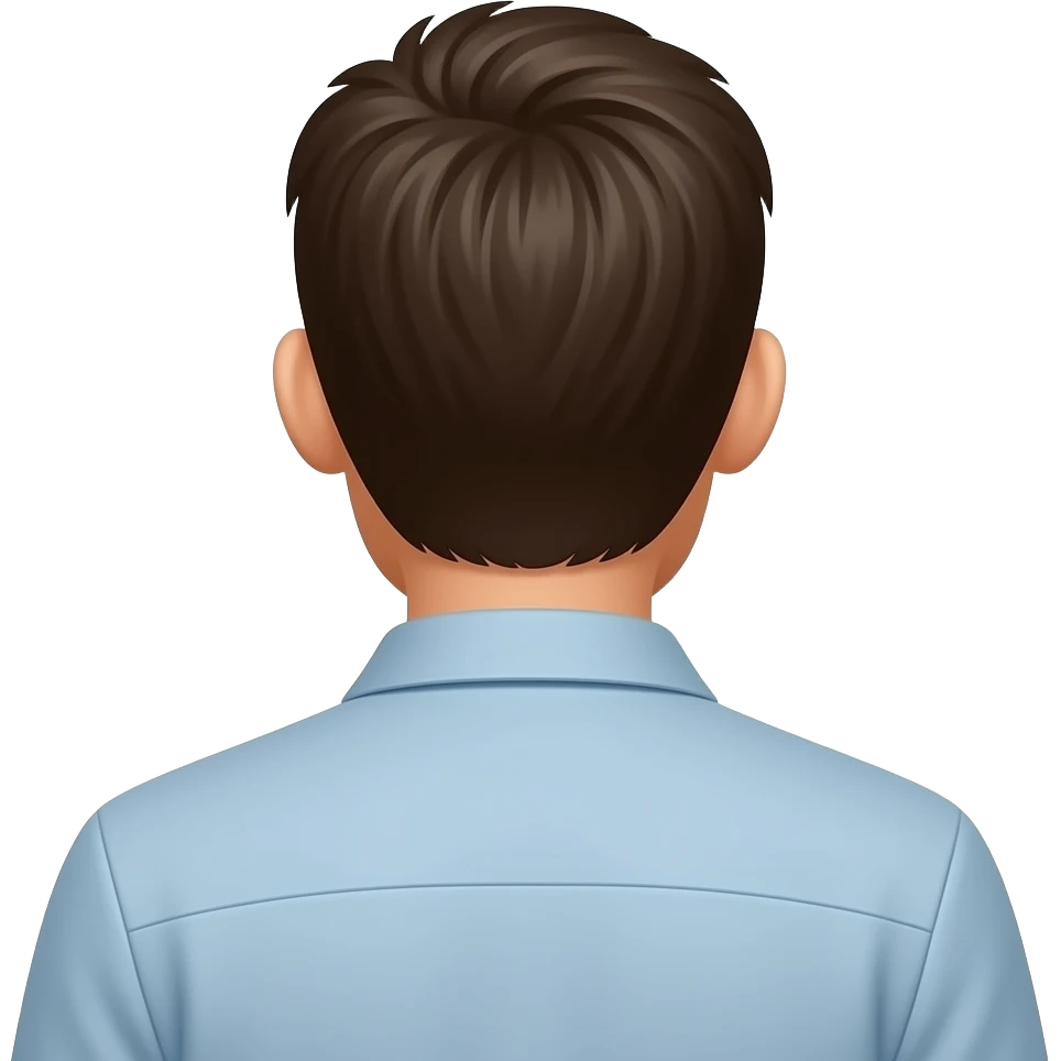 Take the emoji 🧍‍♂️ and make it rearview emoji