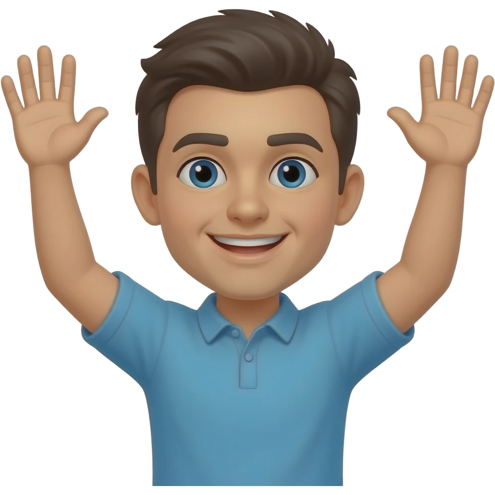 Arms up emoji