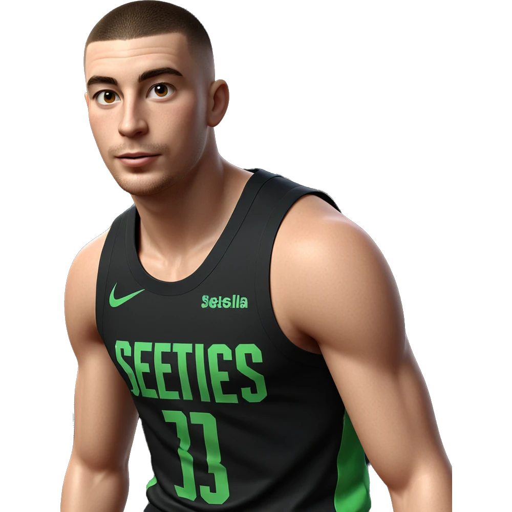 stylish boy in basketball uniform emoji