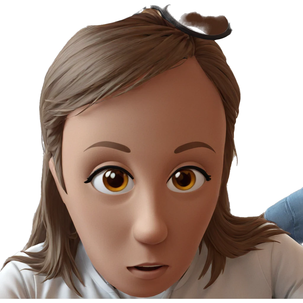 brown haired girl in sunglasses emoji