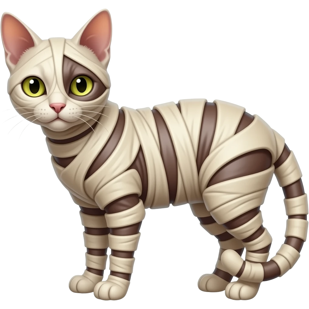 mummified cat emoji