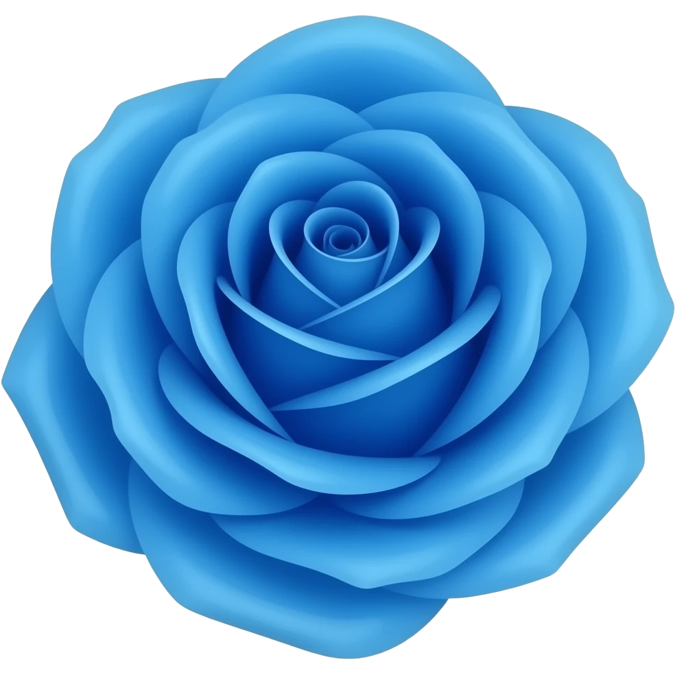 Michael kaisers blue rose emoji