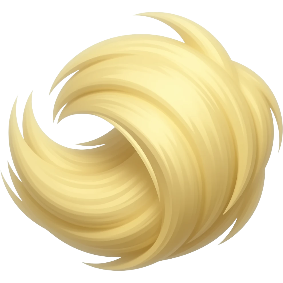 Blonde hair no people emoji