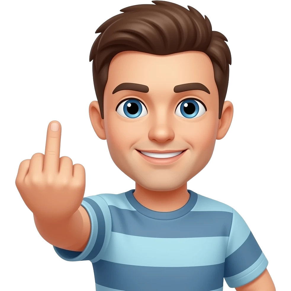 Fuck you 🖕🏻 emoji