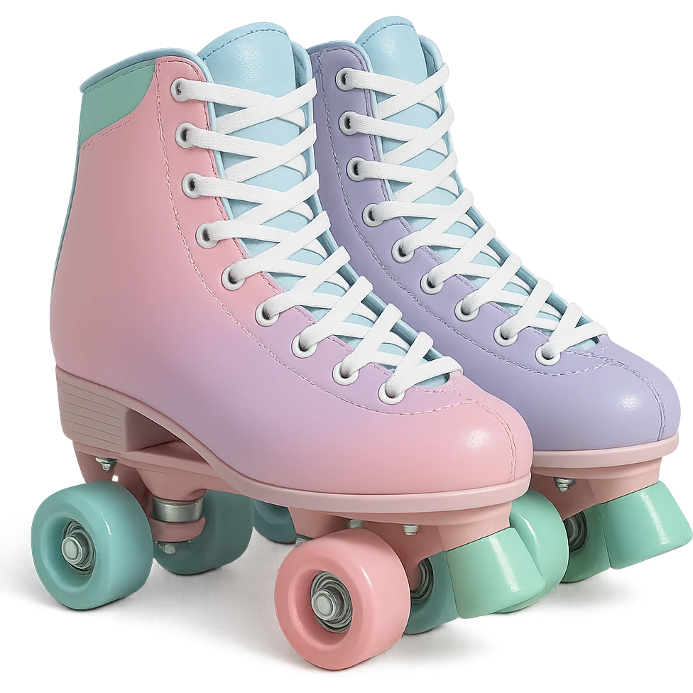 aesthetic pastel roller skates emoji