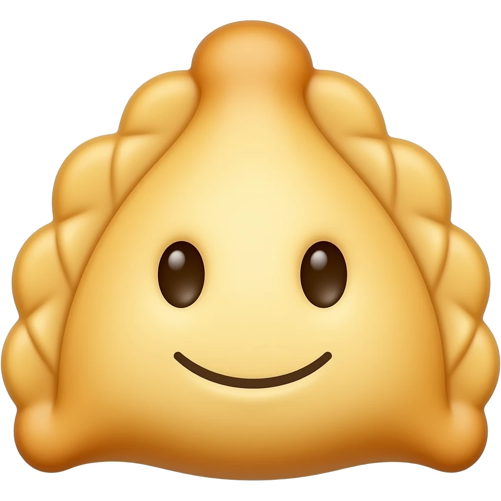 samosa face emoji set emoji