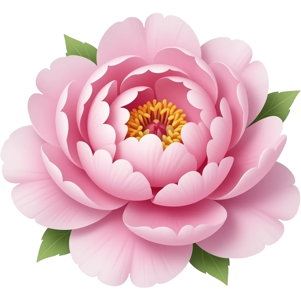 Peonies emoji