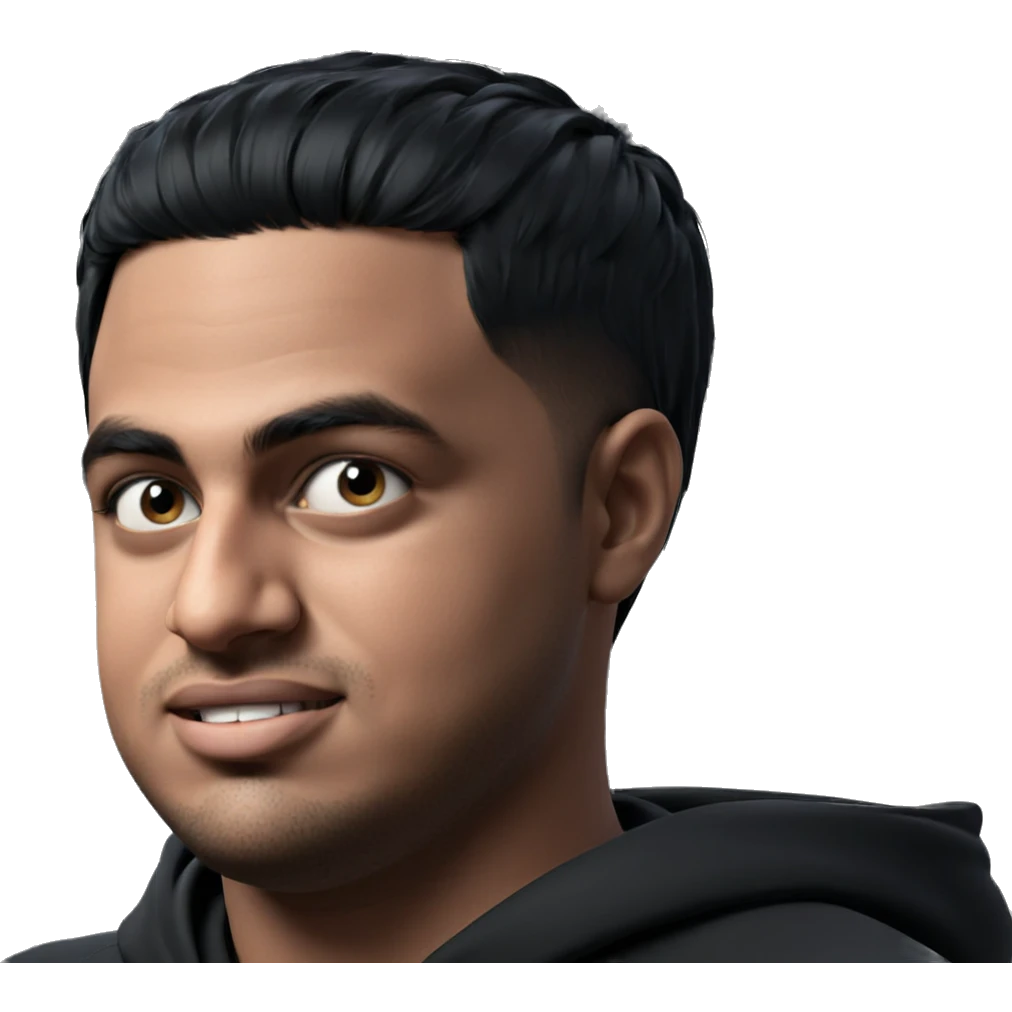 meme boy with black hair emoji