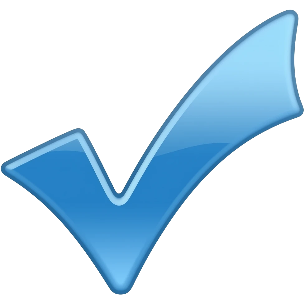 Meta Blue tick emoji