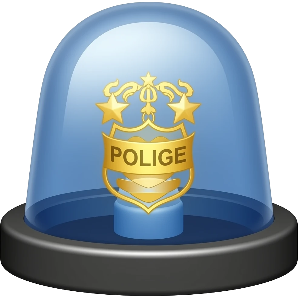 Police (items) siren emoji