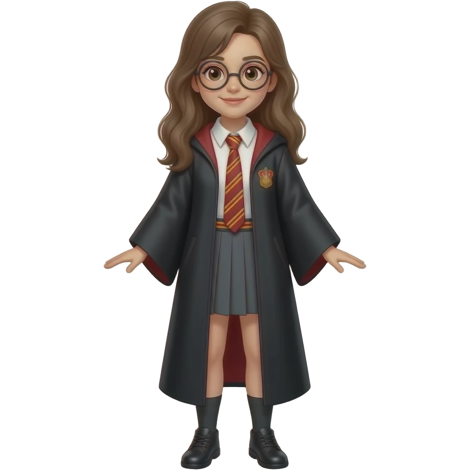 Girl with harry Potter no clothes full boady emoji