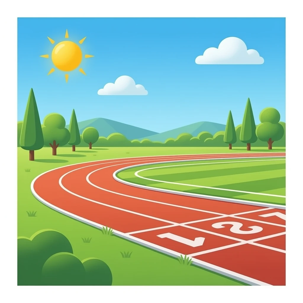 race track emoji