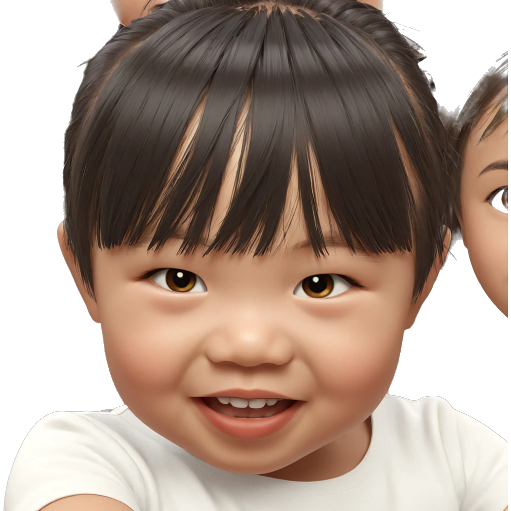 girl with boys smiling together emoji