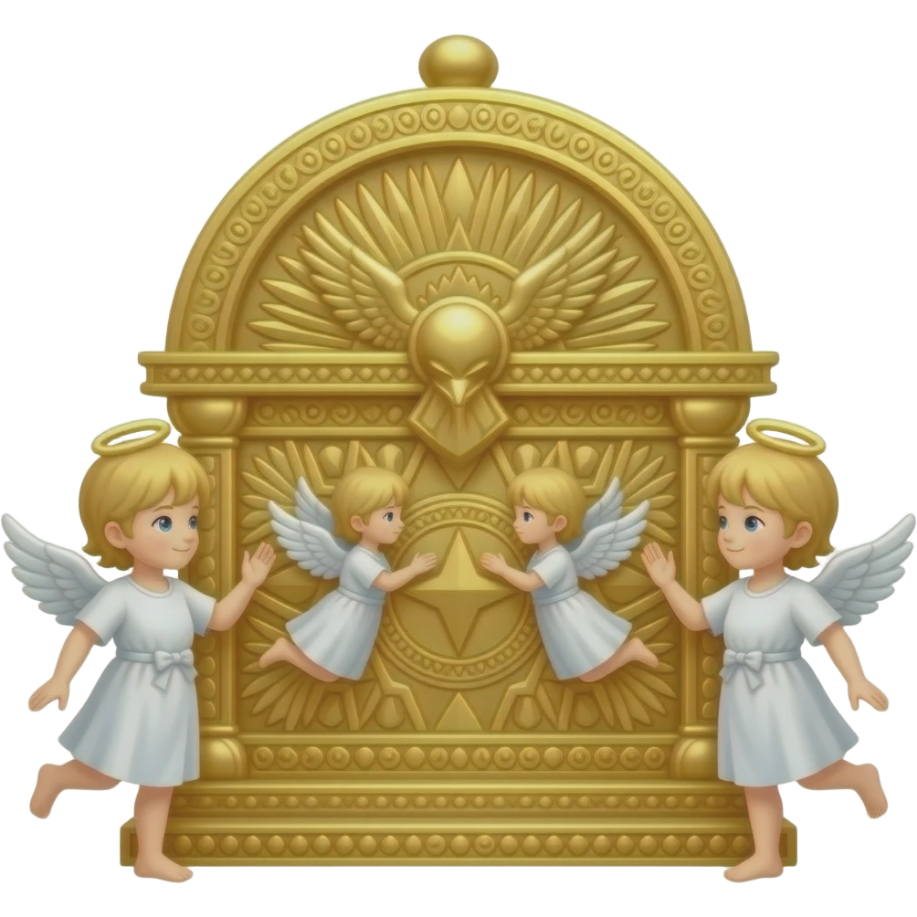 ark of the covenant with cherubin emoji