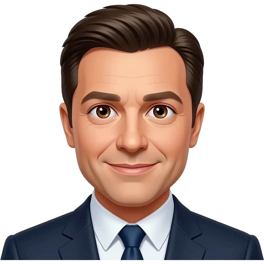 Jimmy Fallon with brown eyes emoji