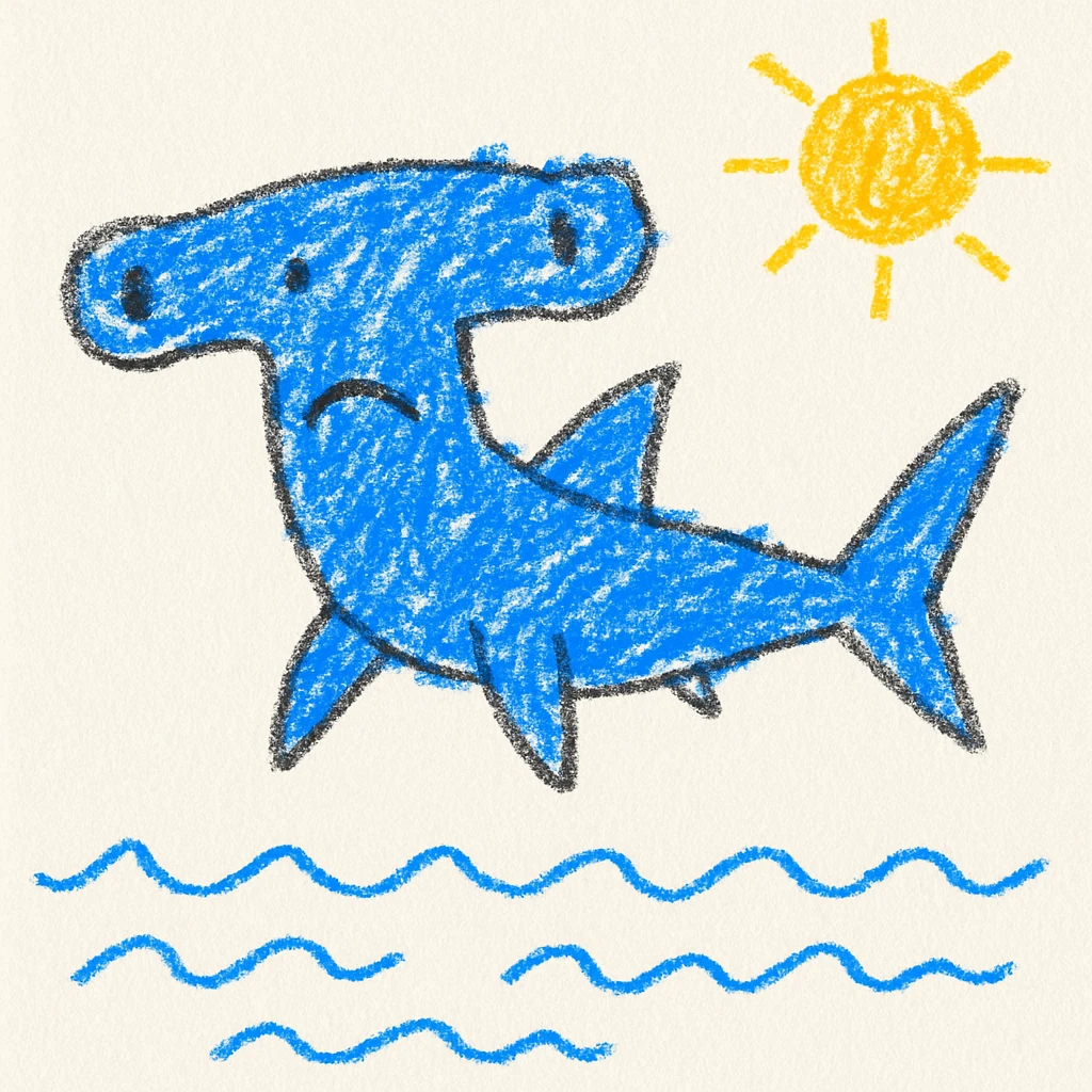 Hammerhead shark emoji