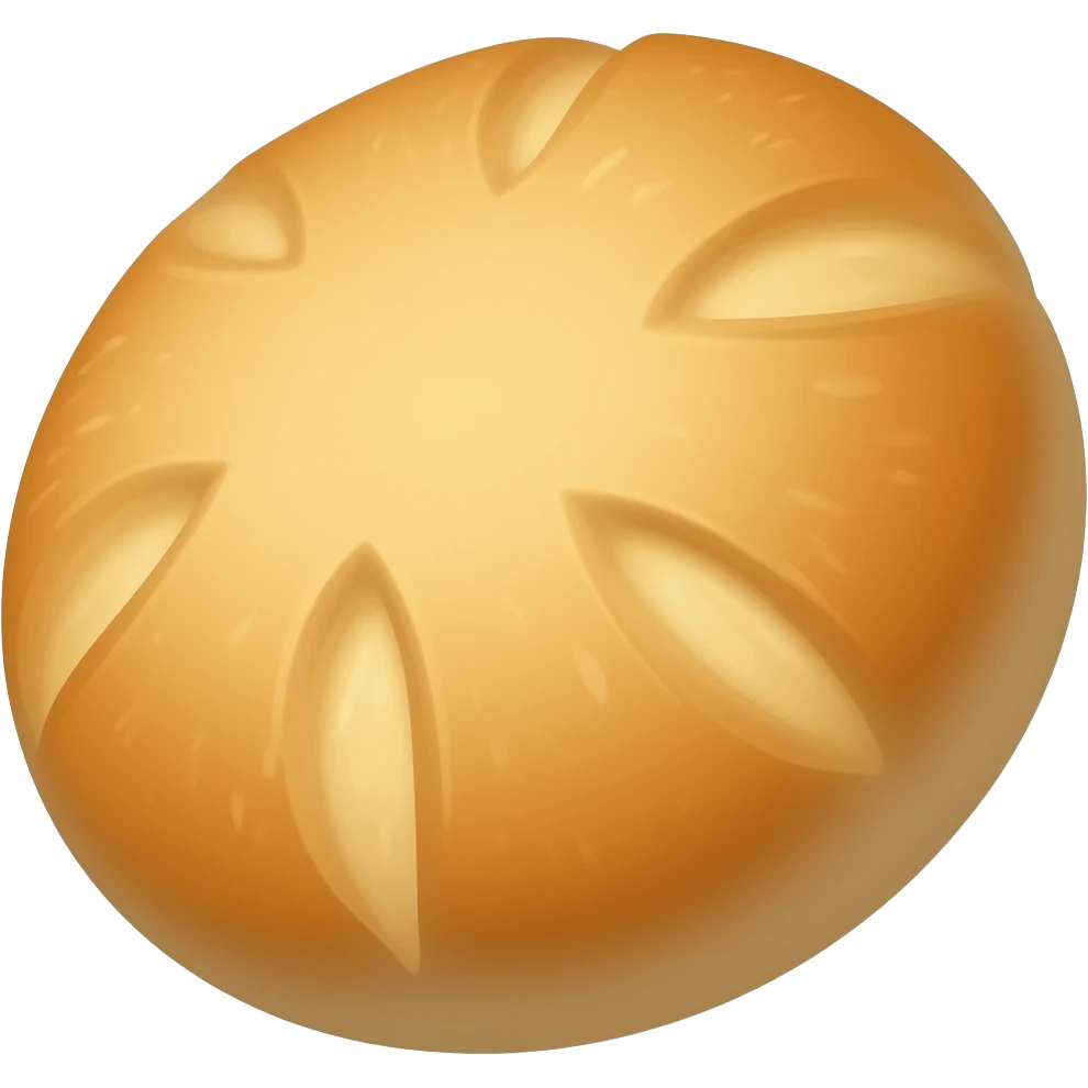 Сделай цельную булочку без глазури что сейчас. emoji