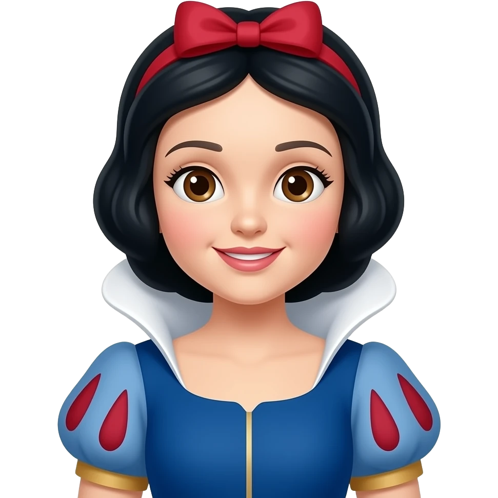 Branca de neve emoji