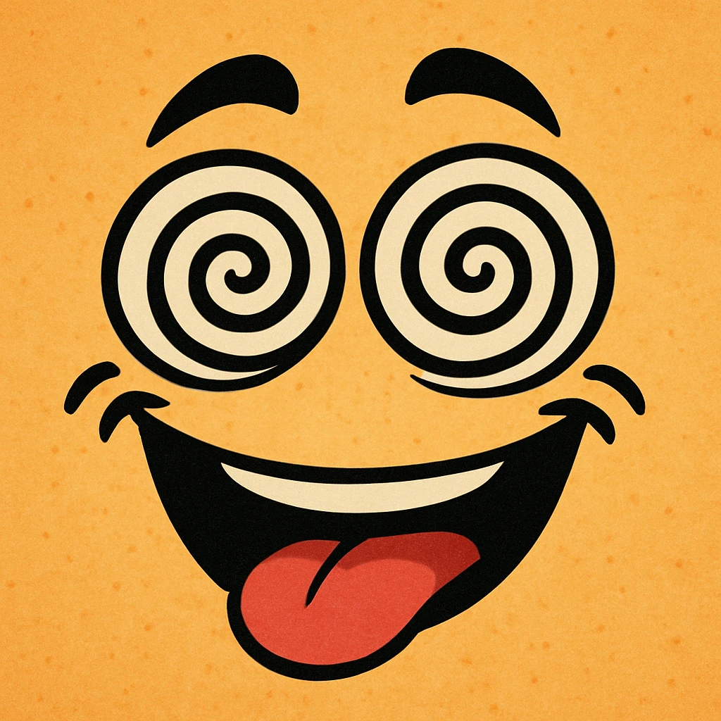 face with spiral eyes emoji