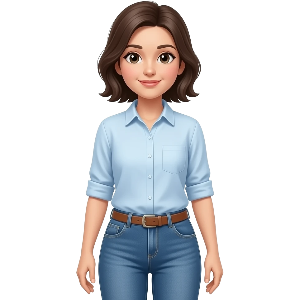a woman standing, whole body visible emoji