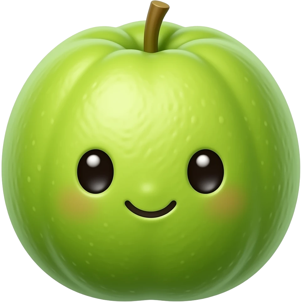 Kawaii guayava emoji
