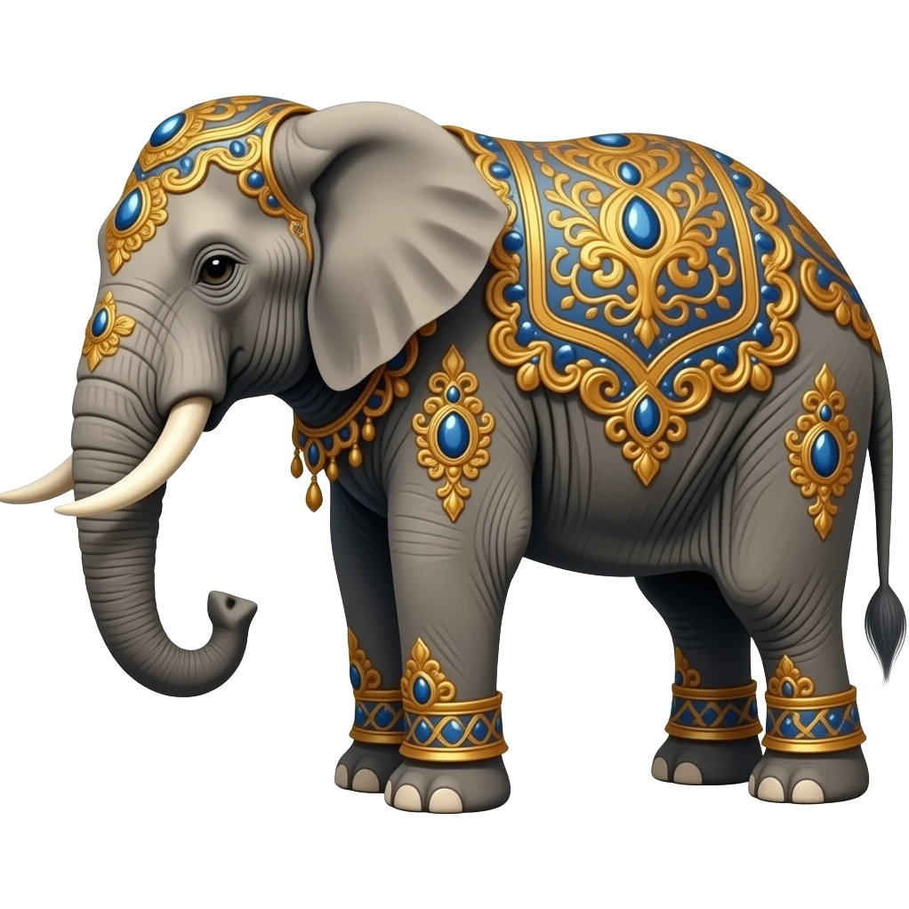 rococo fancy elephant emoji