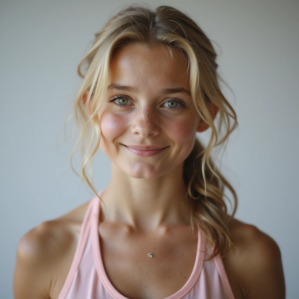 Jeune fille de 16 ans sportive et blonde et belle  emoji