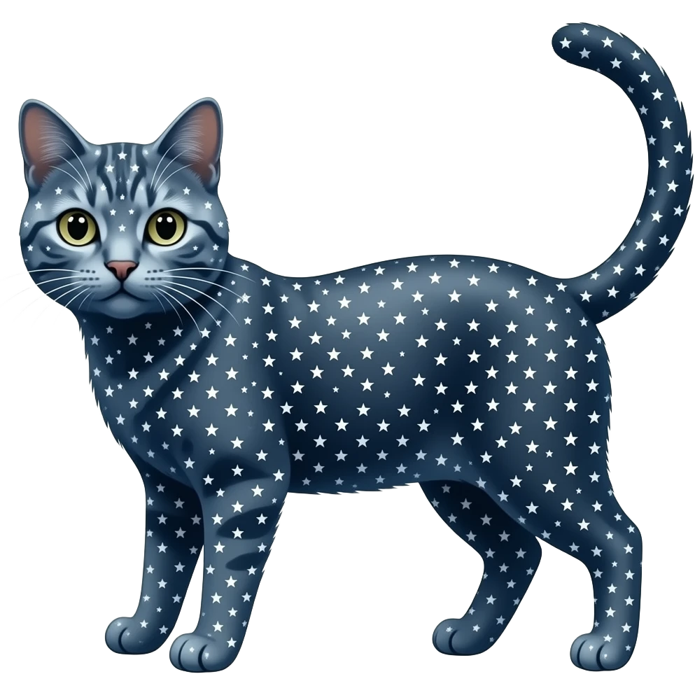 gato de estrellas emoji