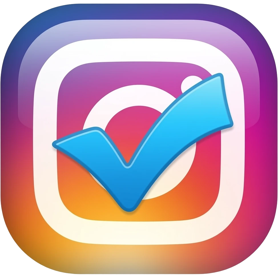 Instagram blue tick emoji