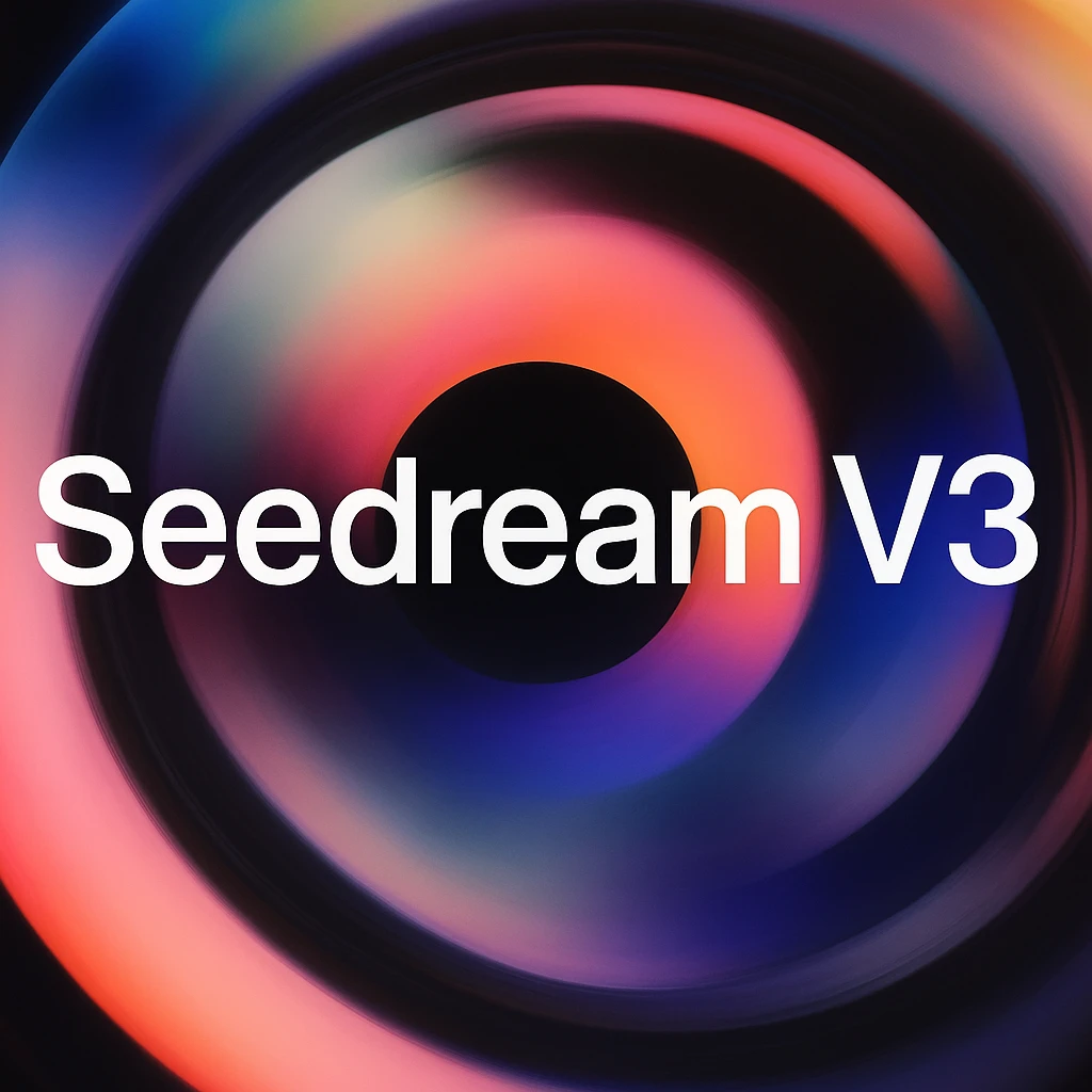 remake this and make "Seedream V3" bit bigger emoji