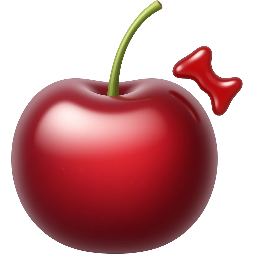 Big 🍒 and kisses on it emoji