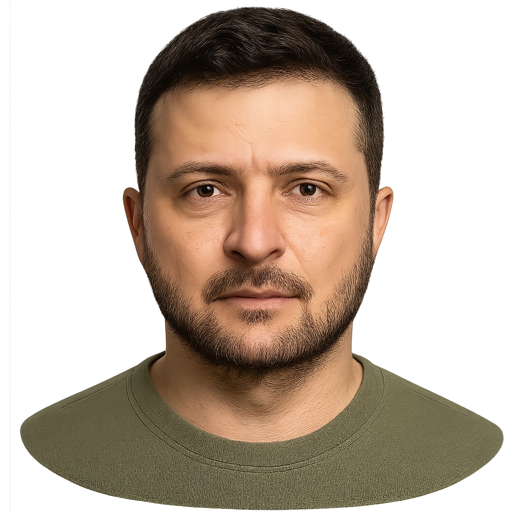 Zelenskyy emoji in realistic style emoji